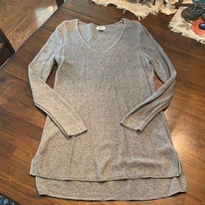 Old Navy Gray Tunic Sweater, Medium